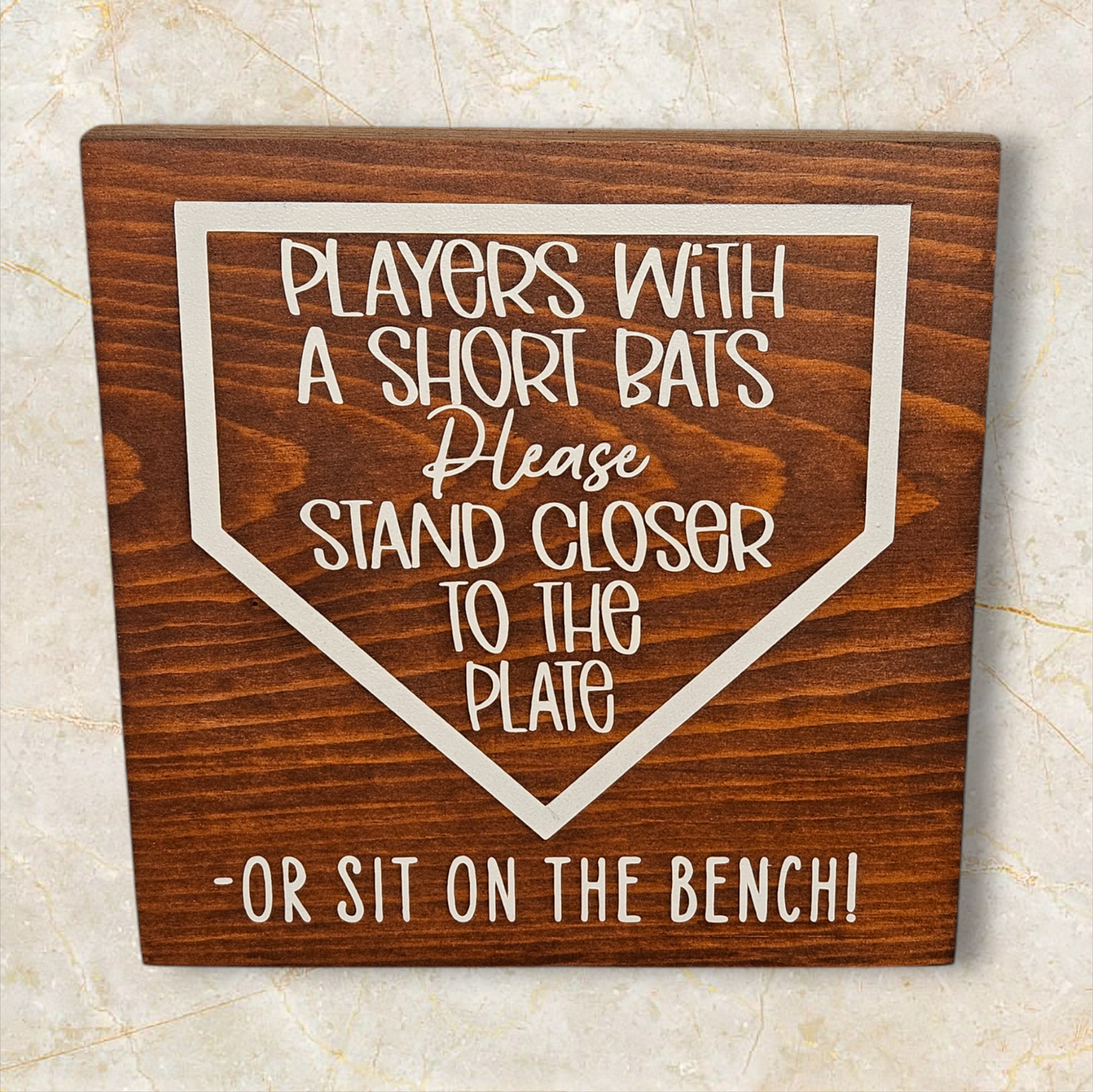 7x7 Wooden Sign with quote