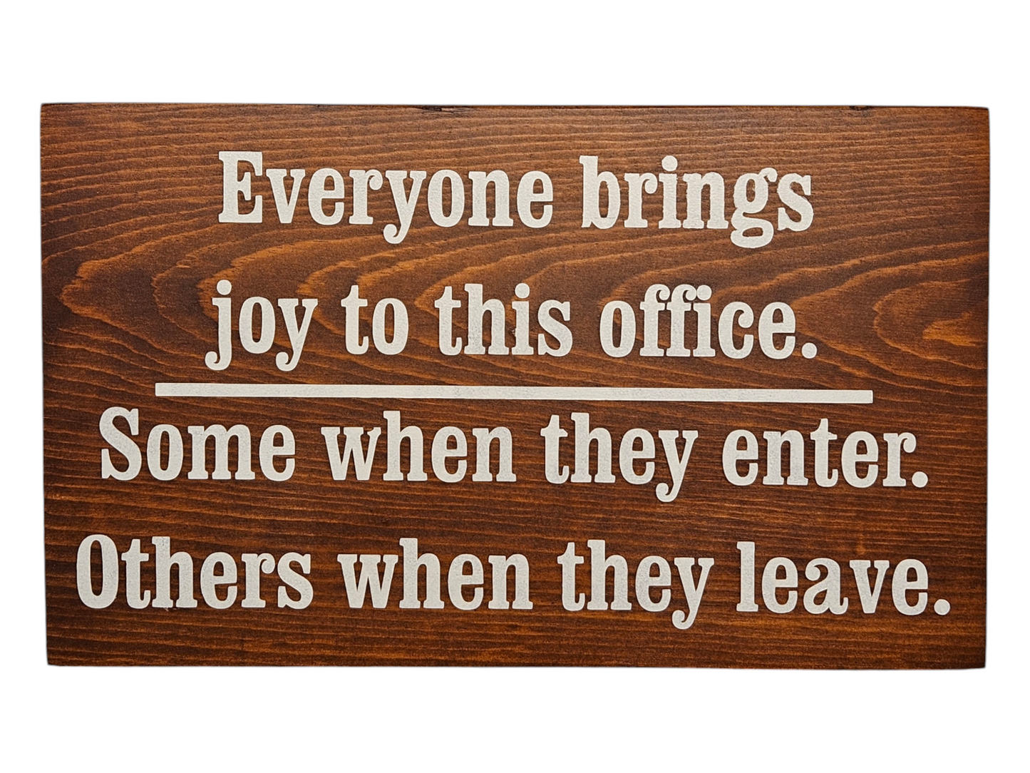 7x12 Wooden Sign with quote
