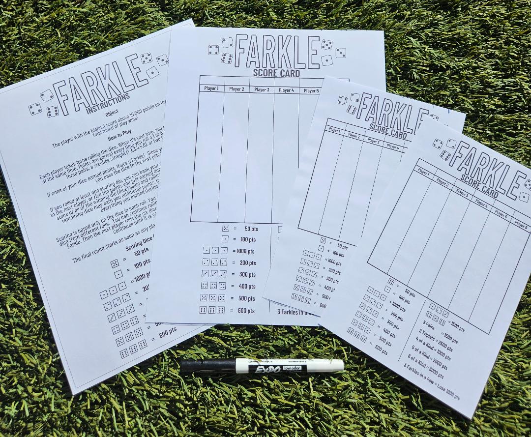 Yardzee/Farkle Set
