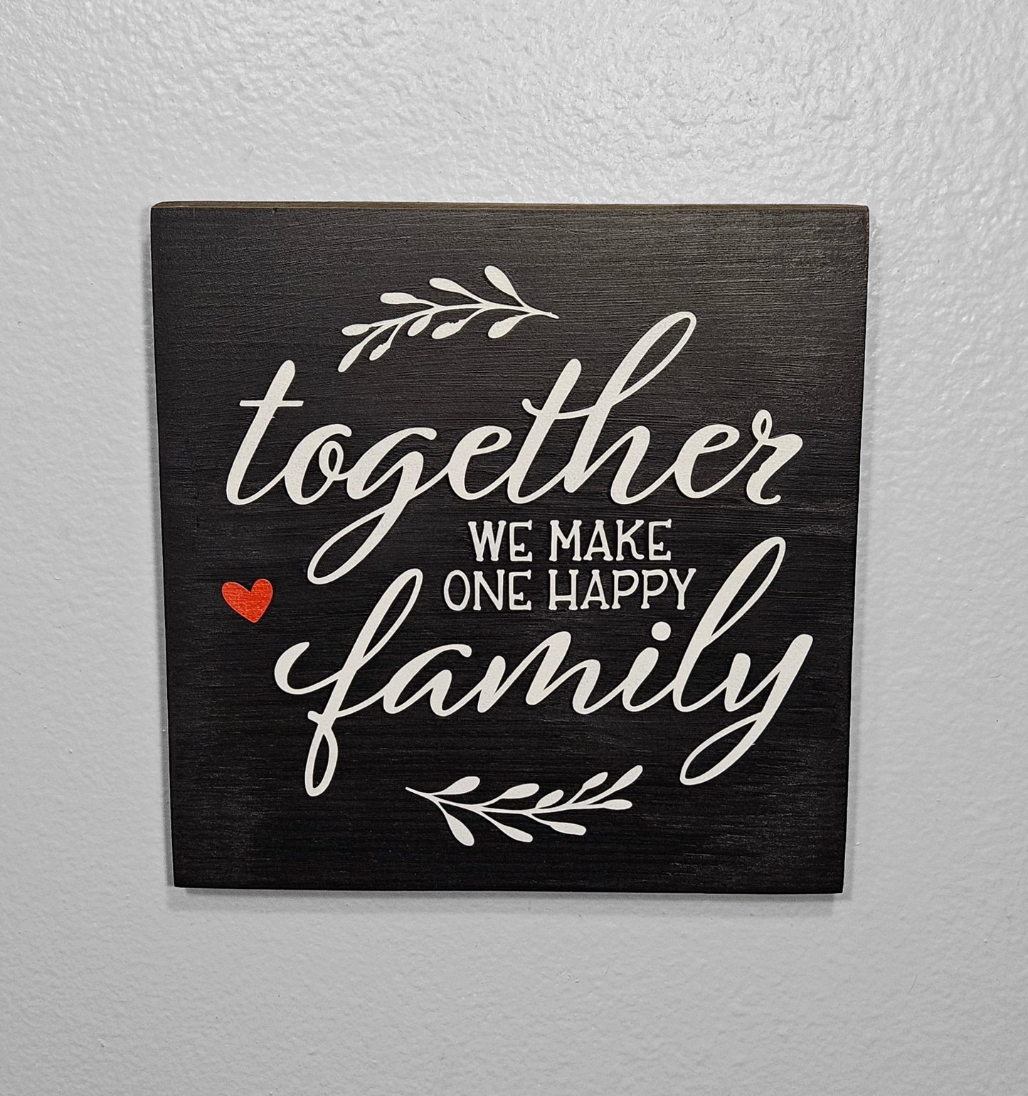 7x7 Wooden Sign with quote