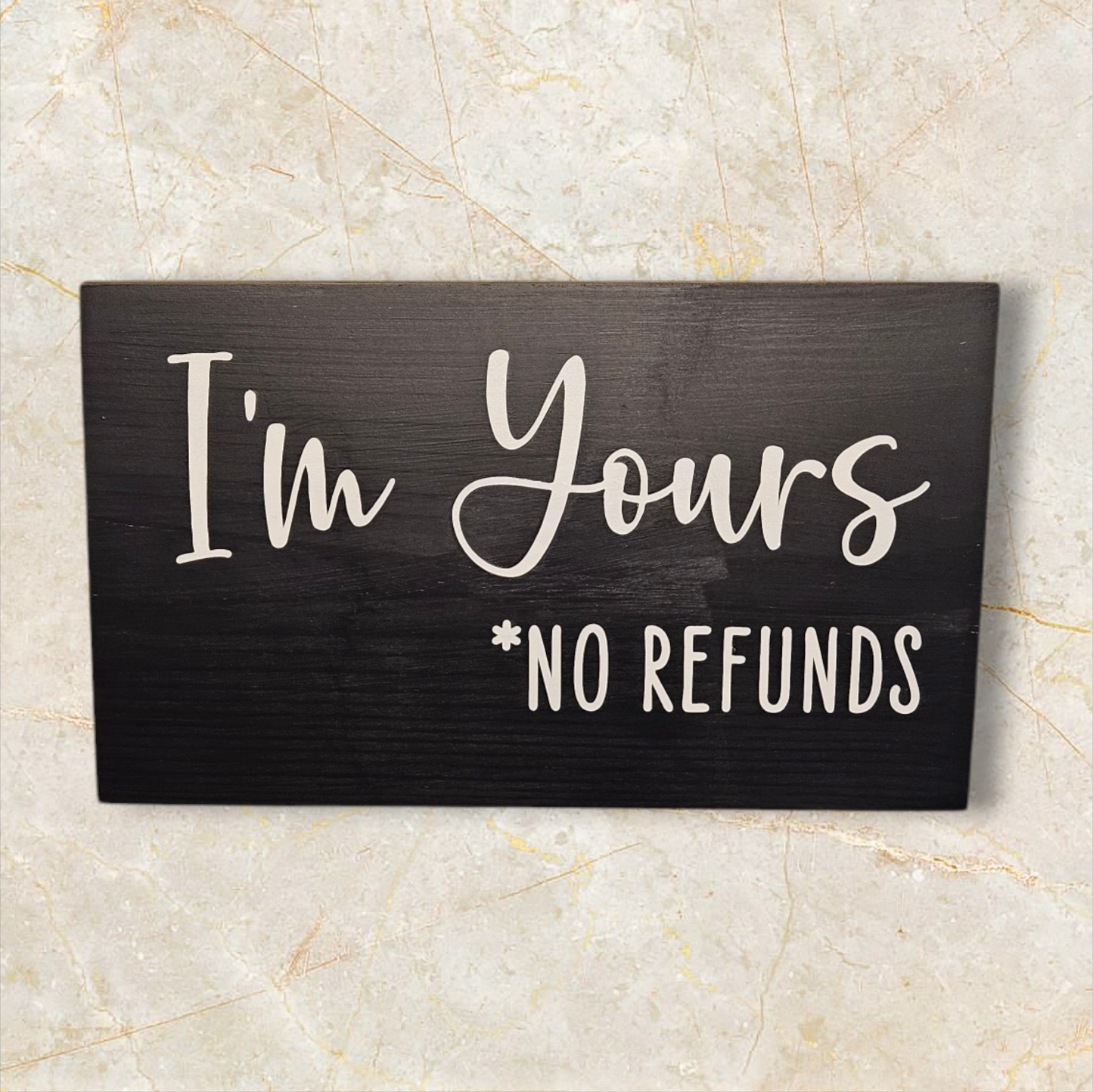 7x12 Wooden Sign with quote