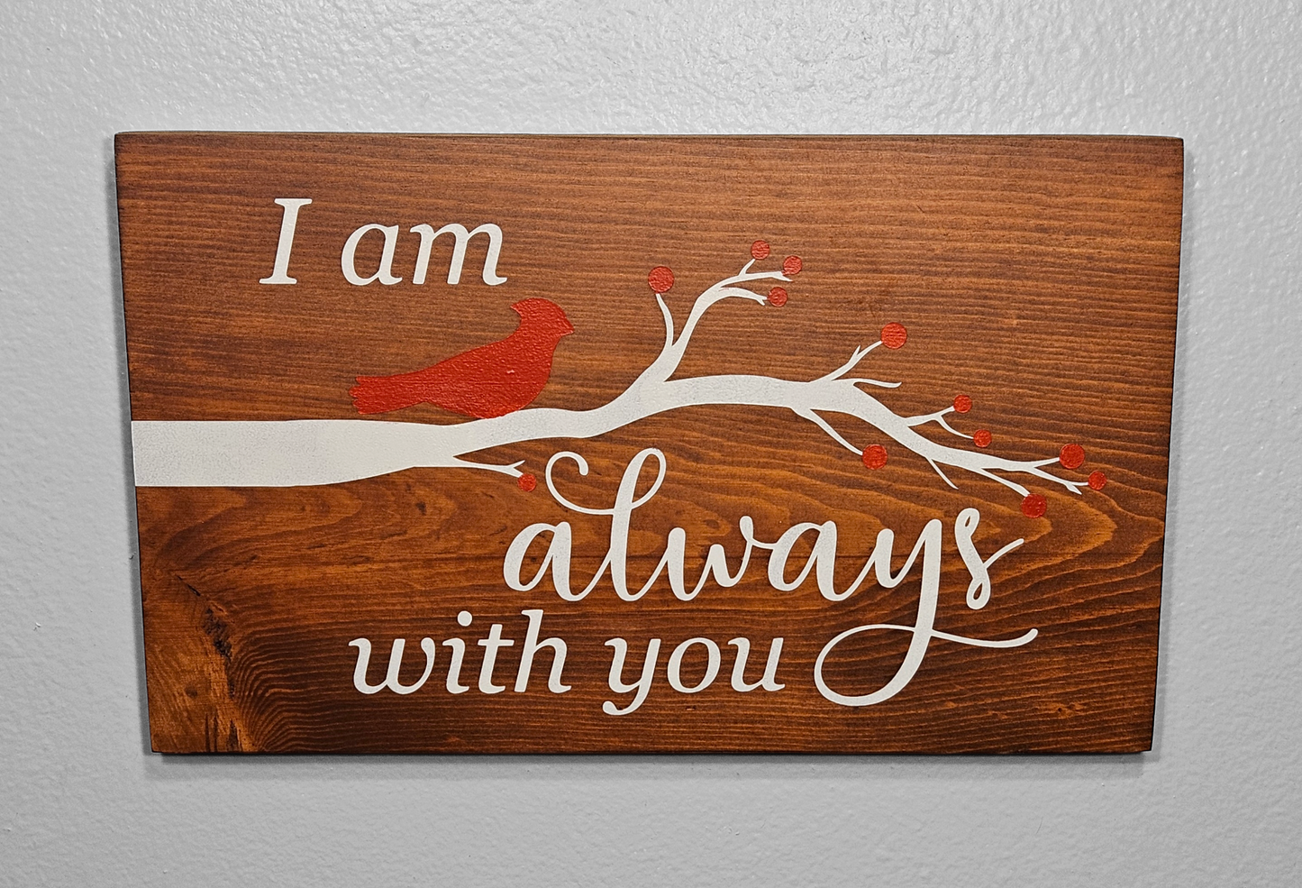 7x12 Wooden Sign with quote